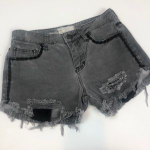 FREE PEOPLE DENIM SHORT